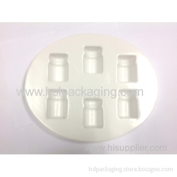 Colorful Plastic Blister Inner Flocking Tray 